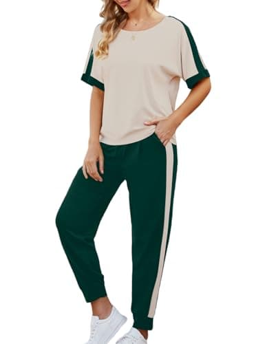 VIMPUNEC Woman Summer Casual Lounge Sets Soft Sweatsuits Trendy