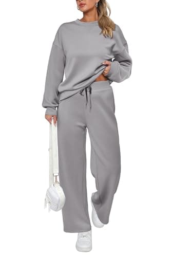 PRETTYGARDEN Women's 2025 Winter Long Sleeve Pullover & Pants Lounge Set