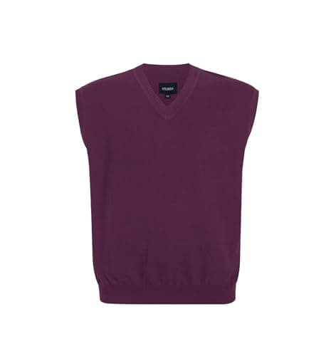 Krumba Men's Plus Size Oversized Sweater Vest V-Neck