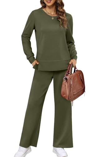 XIEERDUO Women's Wide Leg Tracksuit - Casual Fall Outfits S-3XL