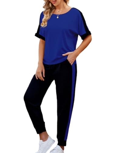 VIMPUNEC Woman Summer Casual Lounge Sets Soft Sweatsuits Trendy