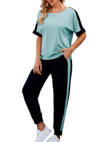 VIMPUNEC Woman Summer Casual Lounge Sets Soft Sweatsuits Trendy