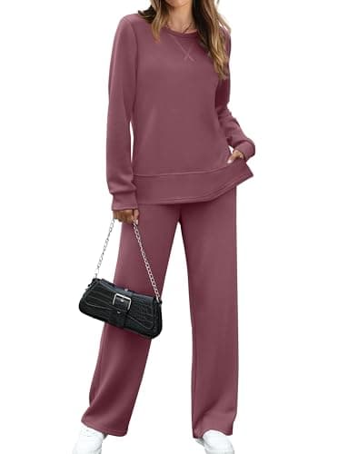 OFEEFAN Women's Travel Lounge Set - Wide Leg Tracksuit S-3XL