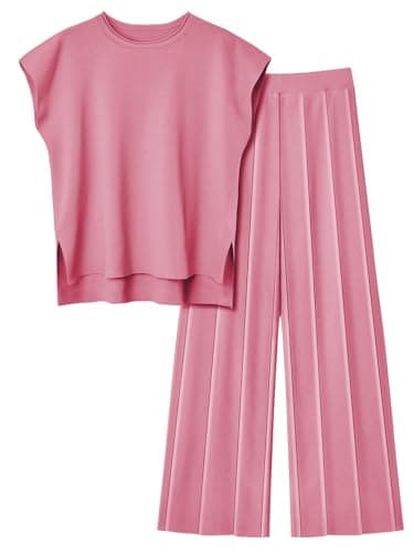 LILLUSORY Women's 2 Piece Spring Knit Tracksuit for Summer 2025