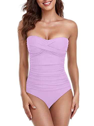 RELLECIGA Women's Strapless Swimsuit