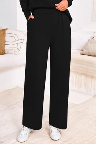 PRETTYGARDEN Women's Winter Matching Sweater & Trousers Knit Lounge Sets
