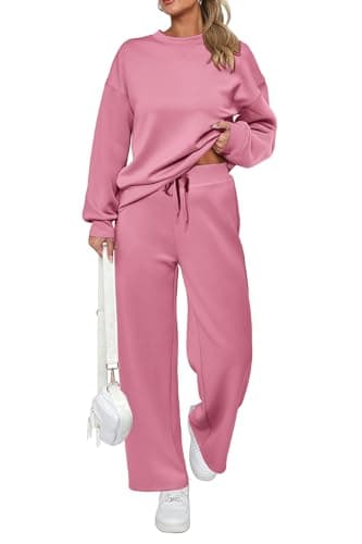 PRETTYGARDEN Women's 2025 Winter Long Sleeve Pullover & Pants Lounge Set
