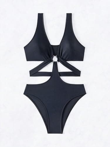 High Backless One Piece Swimsuit for Women