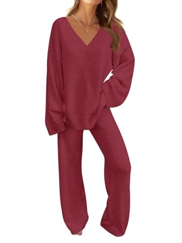 Women's Fuzzy Fleece Pajama Set