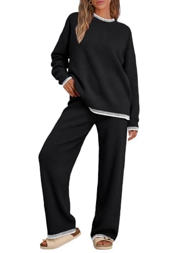 LILLUSORY Women's Matching Knit Lounge Sets