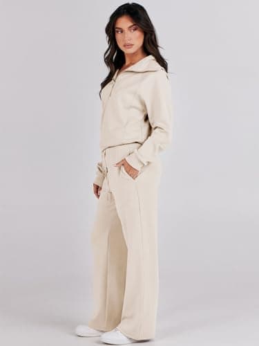 Caracilia Women's 2-Piece Fall Lounge Sweatsuit Set