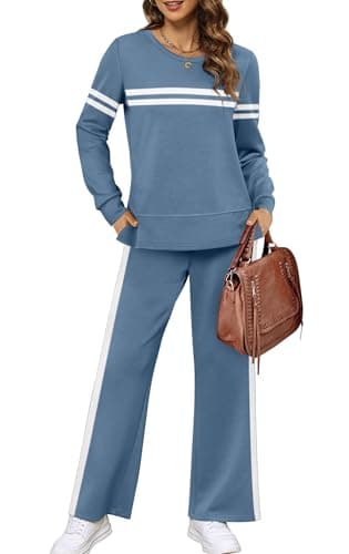 XIEERDUO Women's Wide Leg Tracksuit - Casual Fall Outfits S-3XL