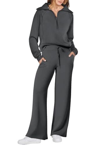 ANRABESS Women's Oversized Sweatshirt & Pants Fall Trendy Outfit 2025