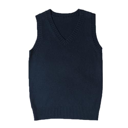 ZUEVI Women's Classic V-Neck Sleeveless Knit Vest