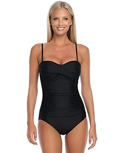 RELLECIGA Women's Strapless Swimsuit