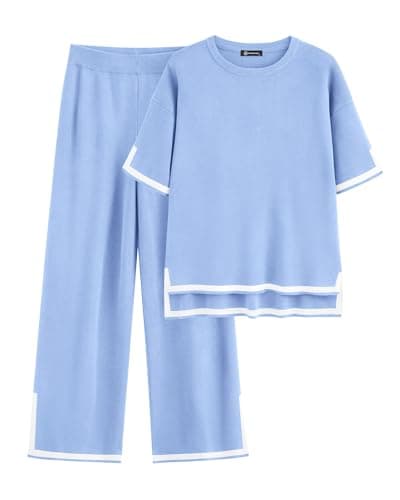 PrettyGarden Women's 2025 Spring Summer Matching Sweater Knit Outfits