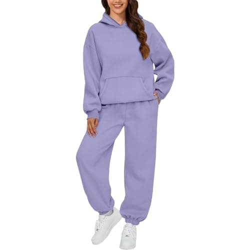 Oversized Long Sleeve Sweatsuit Sets for Women