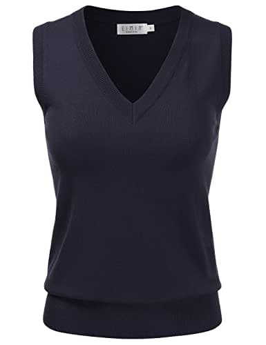 EIMIN Women's V-Neck Stretch Pullover Premium Sweater Vest Top (S-3X)