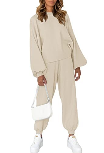 Viottiset Women's Casual 2-Piece Sweatsuit Set
