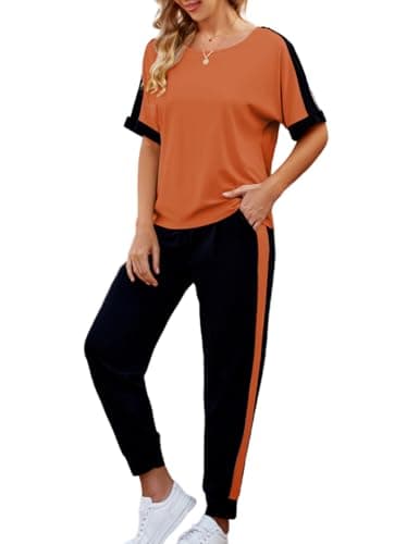 VIMPUNEC Woman Summer Casual Lounge Sets Soft Sweatsuits Trendy