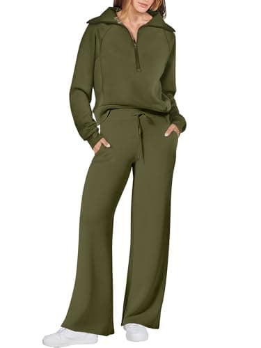 Caracilia Women's 2-Piece Fall Lounge Sweatsuit Set
