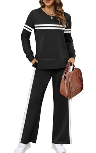 XIEERDUO Women's Wide Leg Tracksuit - Casual Fall Outfits S-3XL