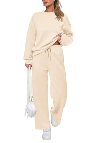 PRETTYGARDEN Women's 2025 Winter Long Sleeve Pullover & Pants Lounge Set