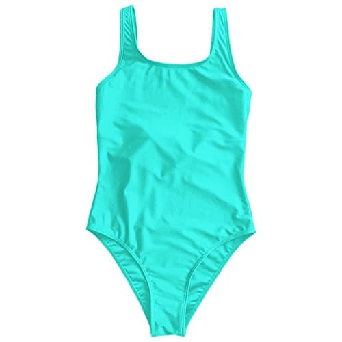 Modest Square Neck Athletic Bathing Suit for Women