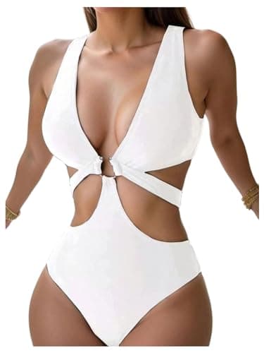 High Backless One Piece Swimsuit for Women