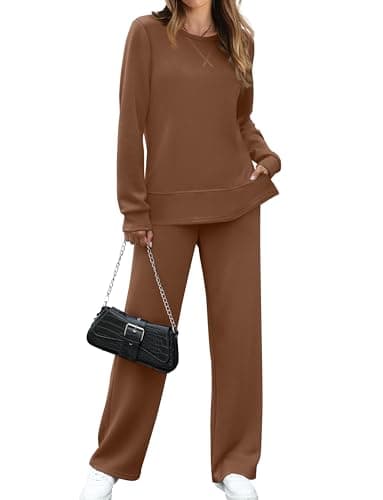 OFEEFAN Women's Travel Lounge Set - Wide Leg Tracksuit S-3XL