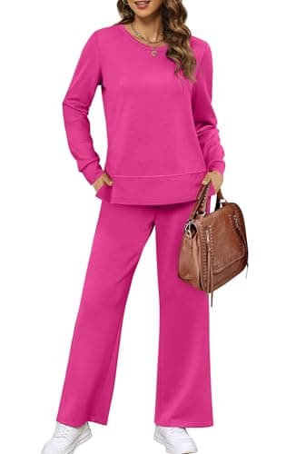 XIEERDUO Women's Wide Leg Tracksuit - Casual Fall Outfits S-3XL