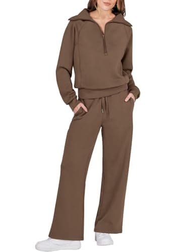 Caracilia Women's 2-Piece Fall Lounge Sweatsuit Set