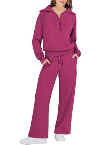 Caracilia Women's 2-Piece Fall Lounge Sweatsuit Set