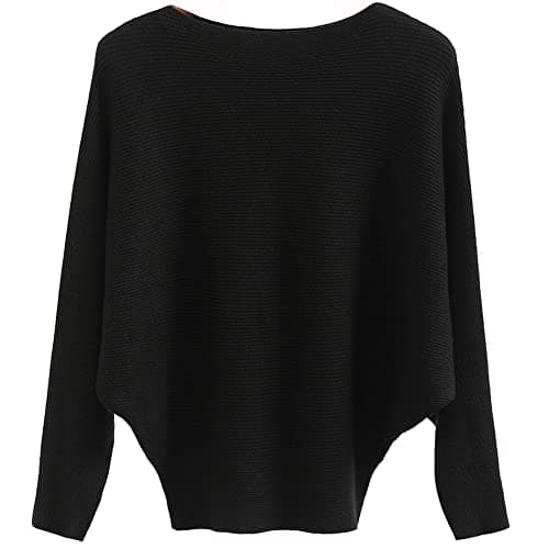 Women's Boat Neck Oversized Sweaters