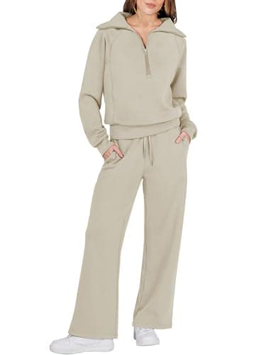 Caracilia Women's 2-Piece Fall Lounge Sweatsuit Set