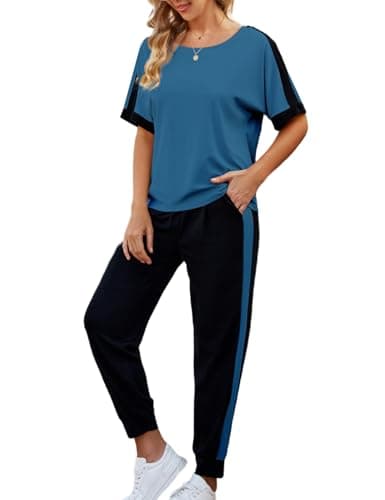 VIMPUNEC Woman Summer Casual Lounge Sets Soft Sweatsuits Trendy