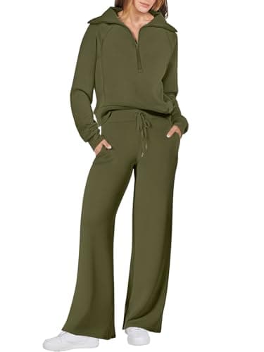 ANRABESS Women's Oversized Sweatshirt & Pants Fall Trendy Outfit 2025