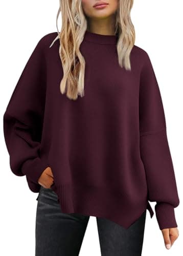 Women's Oversized Batwing Sweaters for Fall 2024