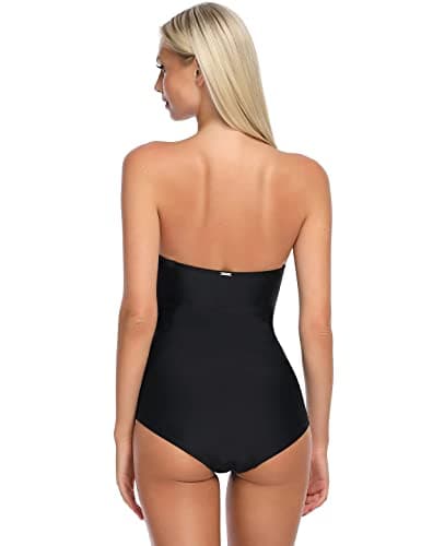 RELLECIGA Women's Strapless Swimsuit