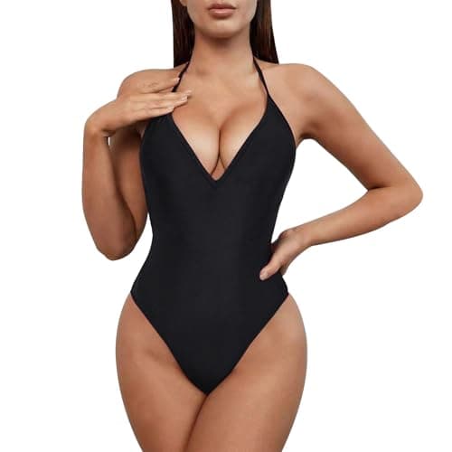 Women's Sexy Racerback Bathing Suit Slimming Swimsuit