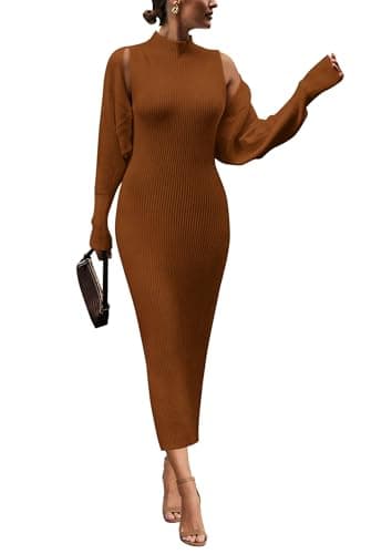 PRETTYGARDEN Women's Fall Bodycon Tank Sweater & Long Sleeve Cardigan Sets