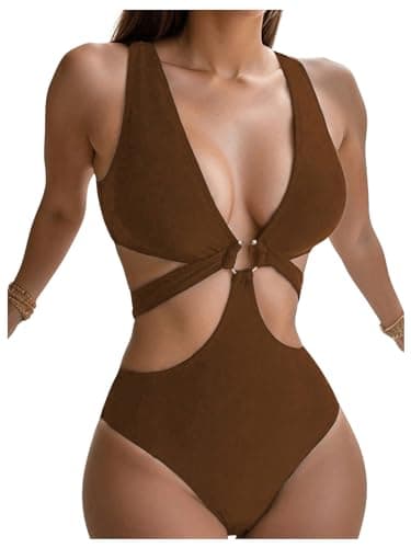 High Backless One Piece Swimsuit for Women