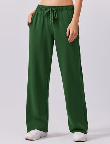 PINSPARK Women's 2025 Fall 2-Piece Oversized Sweatsuit & Wide Leg Pants Matching Set