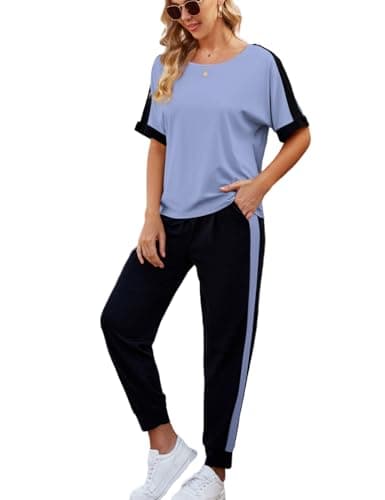 VIMPUNEC Woman Summer Casual Lounge Sets Soft Sweatsuits Trendy