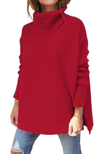 Women's Oversized Turtleneck Sweater