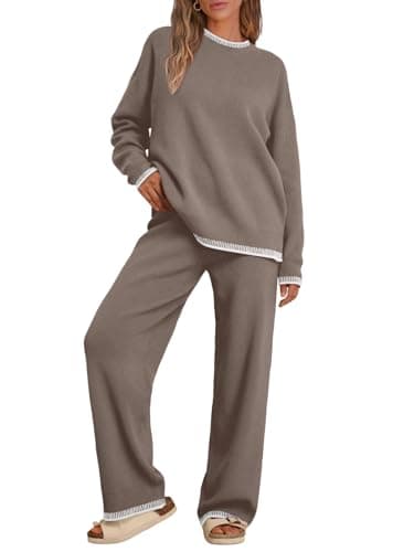 LILLUSORY Women's Matching Knit Lounge Sets