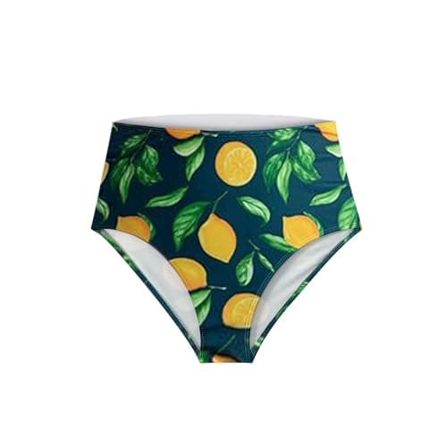 Cethrio High-Waisted Plus Size Pleated Swimsuits for Women