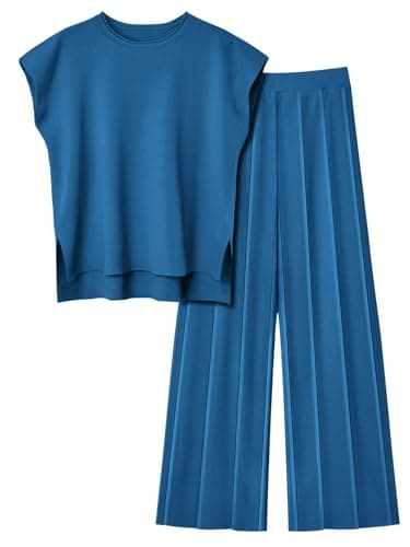 LILLUSORY Women's 2 Piece Spring Knit Tracksuit for Summer 2025