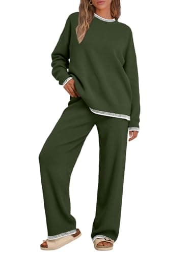 LILLUSORY Women's Matching Knit Lounge Sets