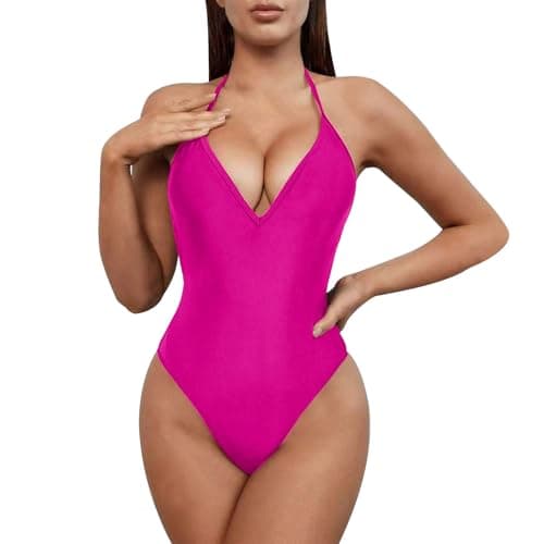 Women's Sexy Racerback Bathing Suit Slimming Swimsuit